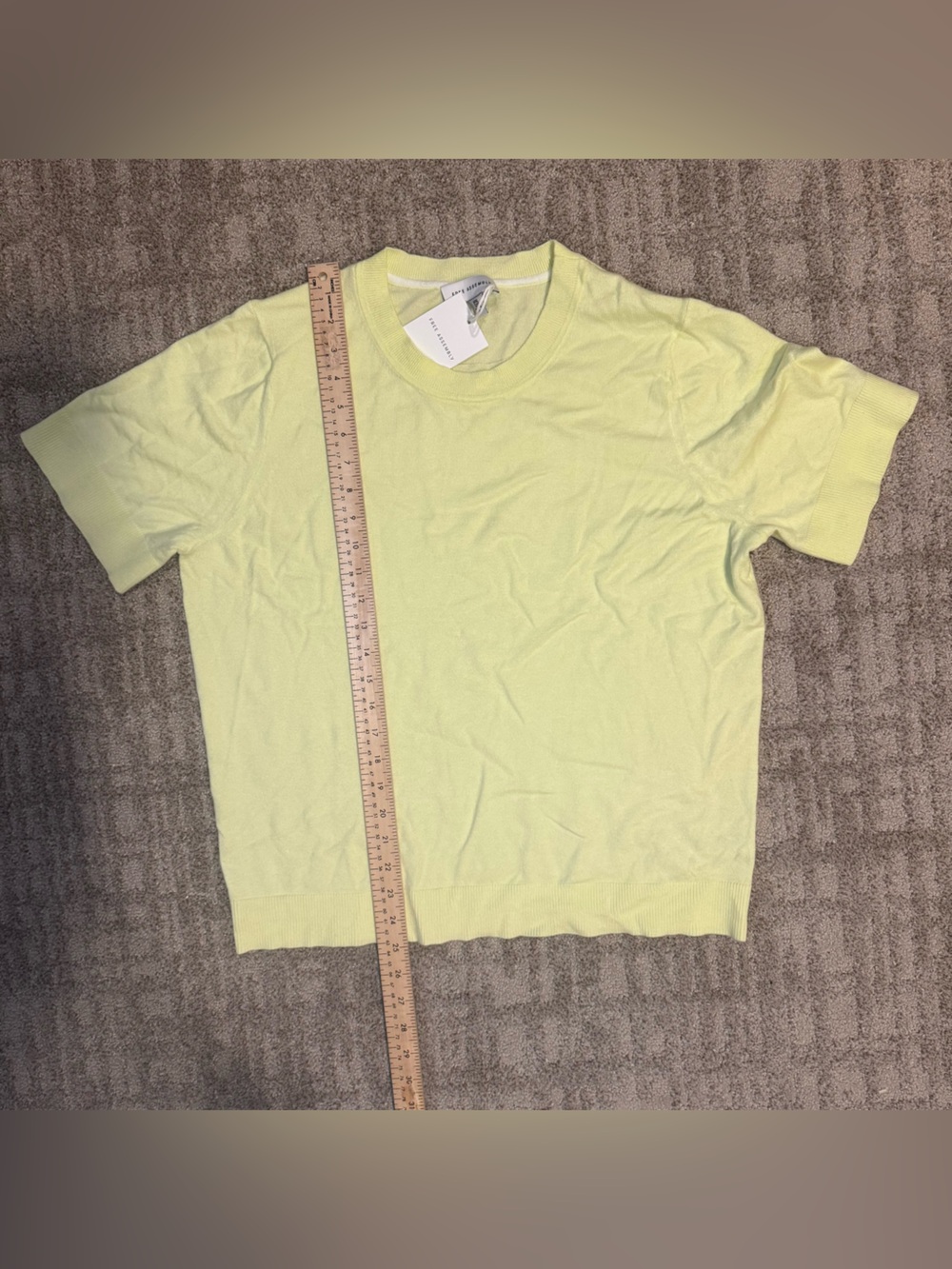 Free assembly Short Sleeve sweater in Light lime size xxl - Picture 3 of 6